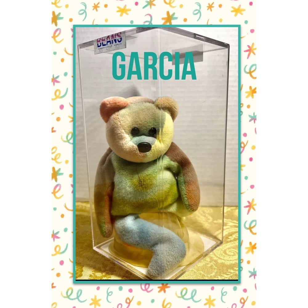 Nice AUTHENTICATED GARCIA BEAR BEANIE BABY